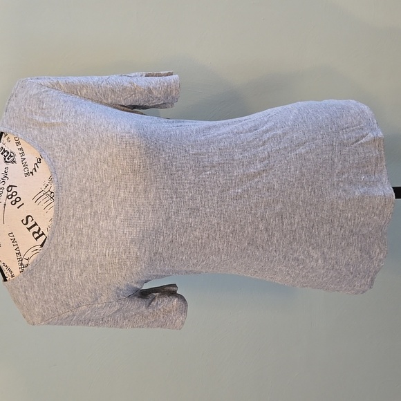 Ambiance Tops - Grey tshirt